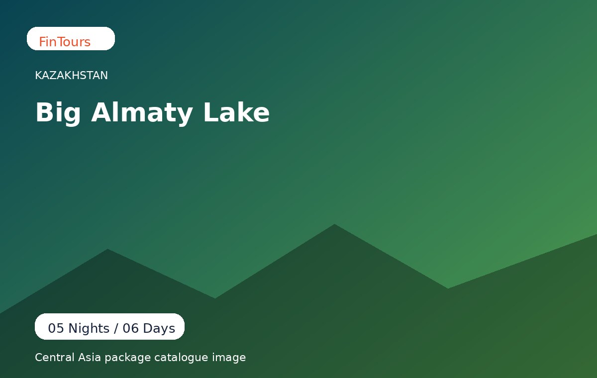 Big Almaty Lake